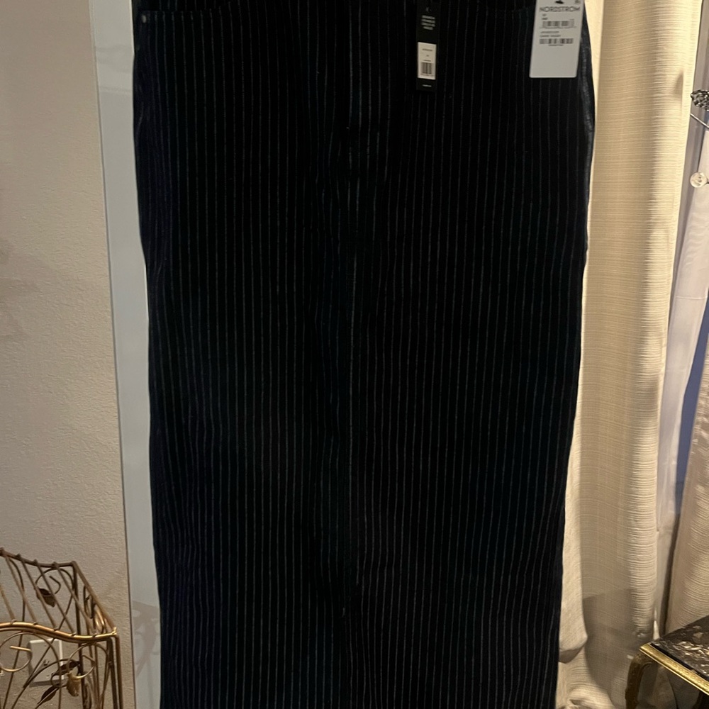 Nordstrom Men's Dark Pinstripe Pants